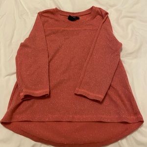 Gap kids sparkly pink shirt